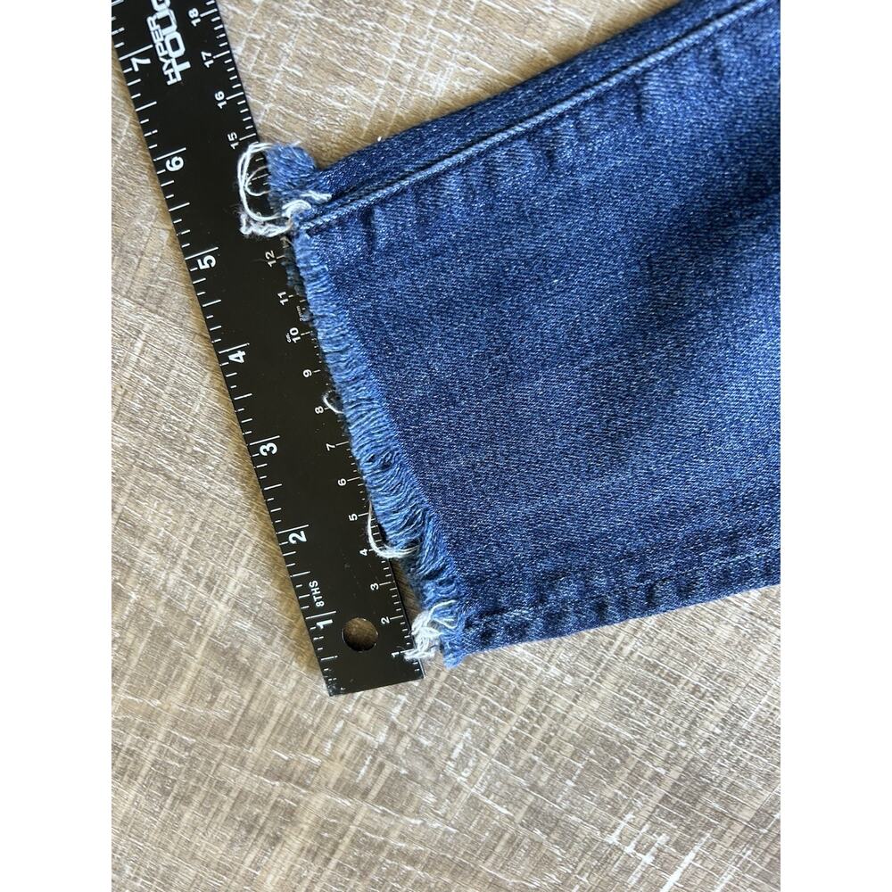 MOTHER The Looker Ankle Fray Alley Cat Distressed Stretch Jeans Womens 28 USA - Picture 6 of 14